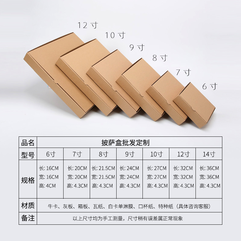 一次性披薩盒材質有哪些？